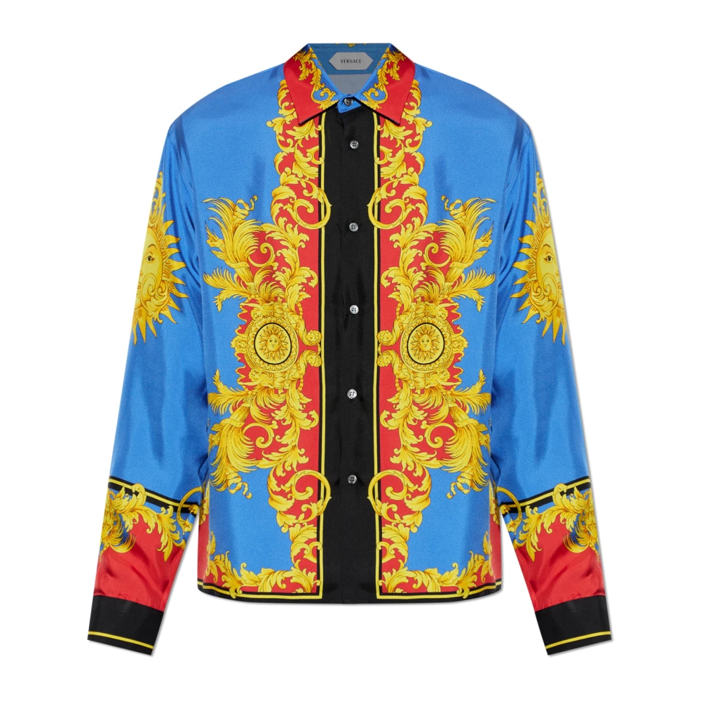 Versace Herren Multicolor Shirts, Mehrfarbig, Mgröße: