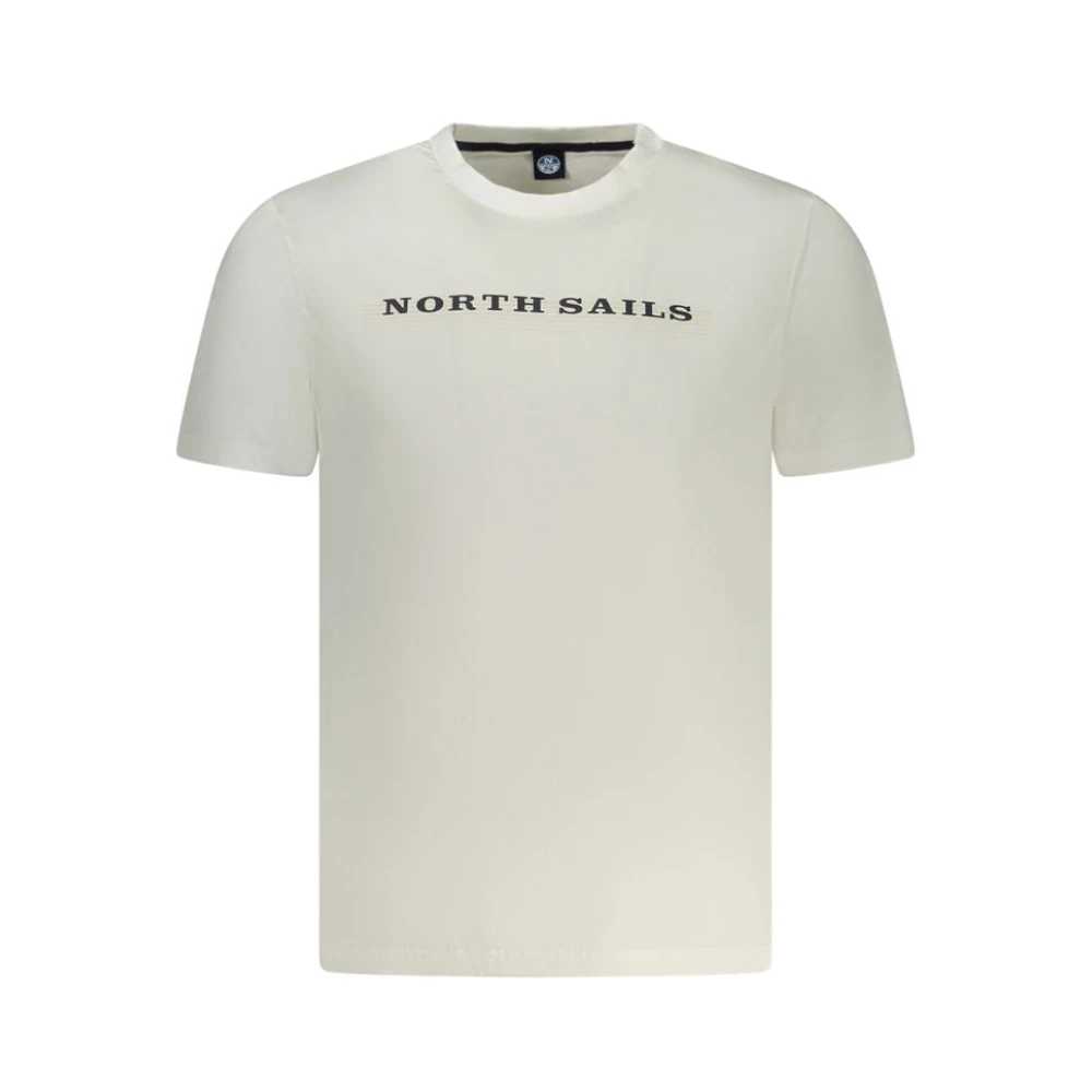 North Sails Mannelijk Wit Tops Heren, 3XL, Katoen, Cotton T-Shirt