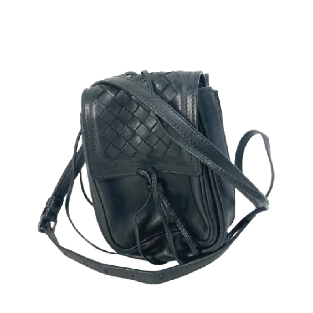 Bottega Veneta Vintage Pre-owned Leather pouches Black Dames