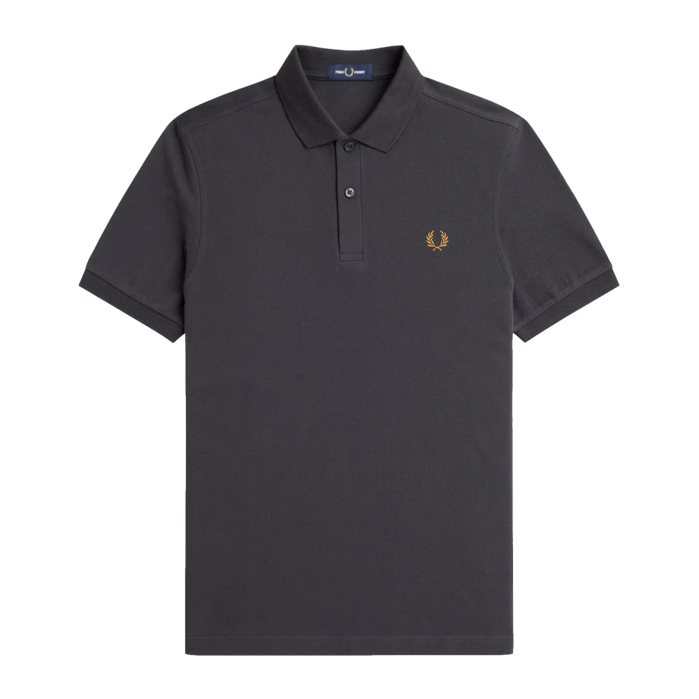 Fred Perry Slim Fit Anchor Polo Shirt Gray Heren