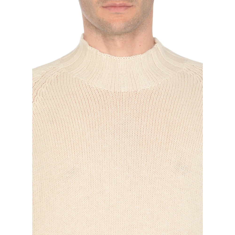 Tagliatore Sweaters Ivory Beige Heren
