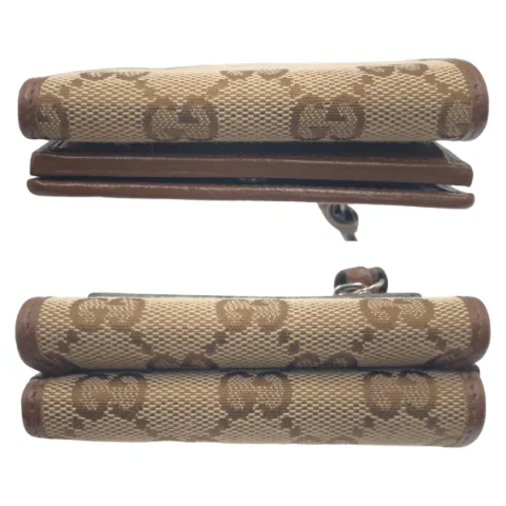 Gucci Vintage Pre-owned Canvas wallets Brown Dames