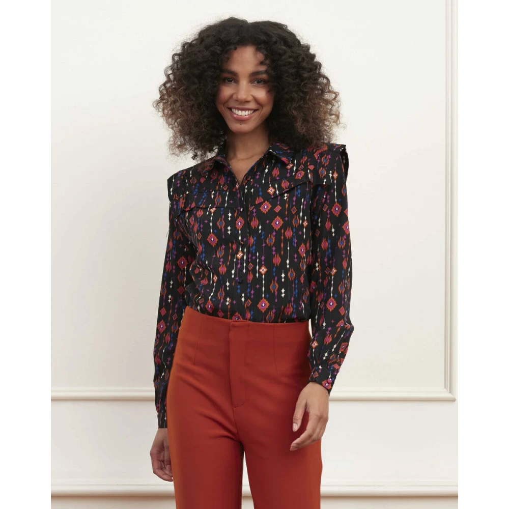 Lofty Manner Ivy Blouse met lange mouwen Multicolor Dames