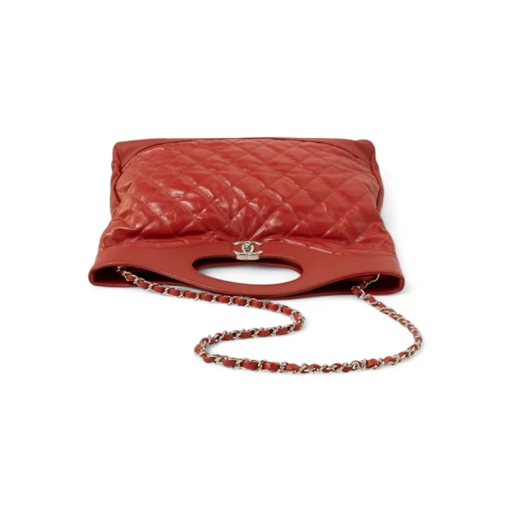 Chanel Vintage Pre-owned Canvas handbags Red Dames