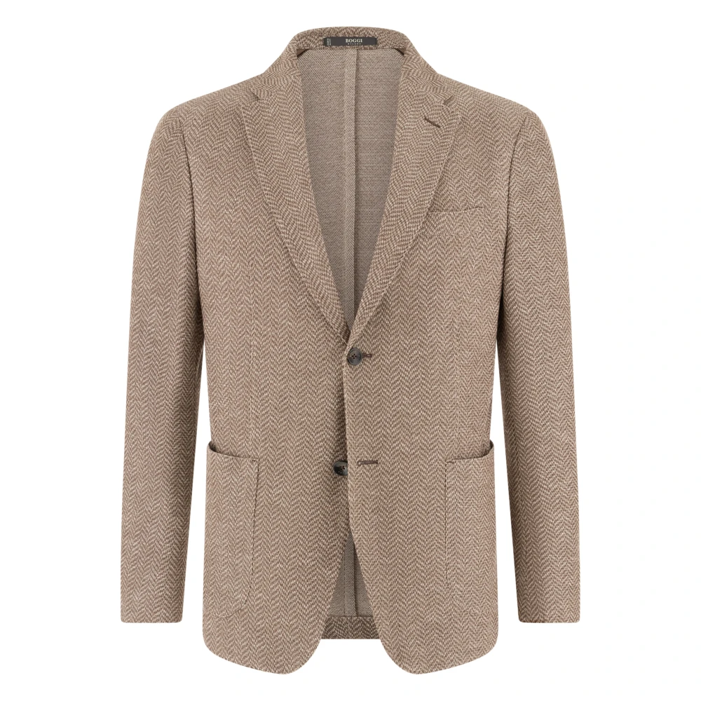Boggi Milano Herren Beige Jacken, Lgröße: