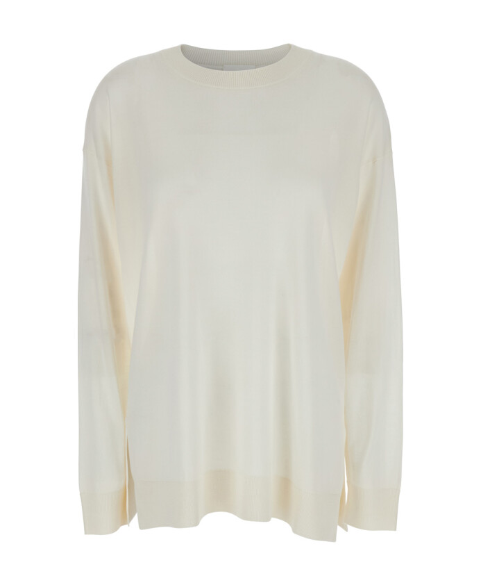 pull-blanc-en-laine-et-soie-a-col-rond