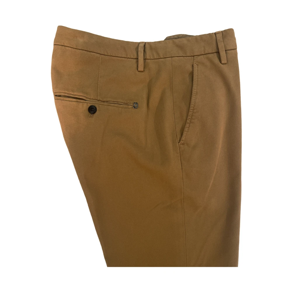 Dondup Gaubert Chinos met Subtiel Patroon Brown Heren