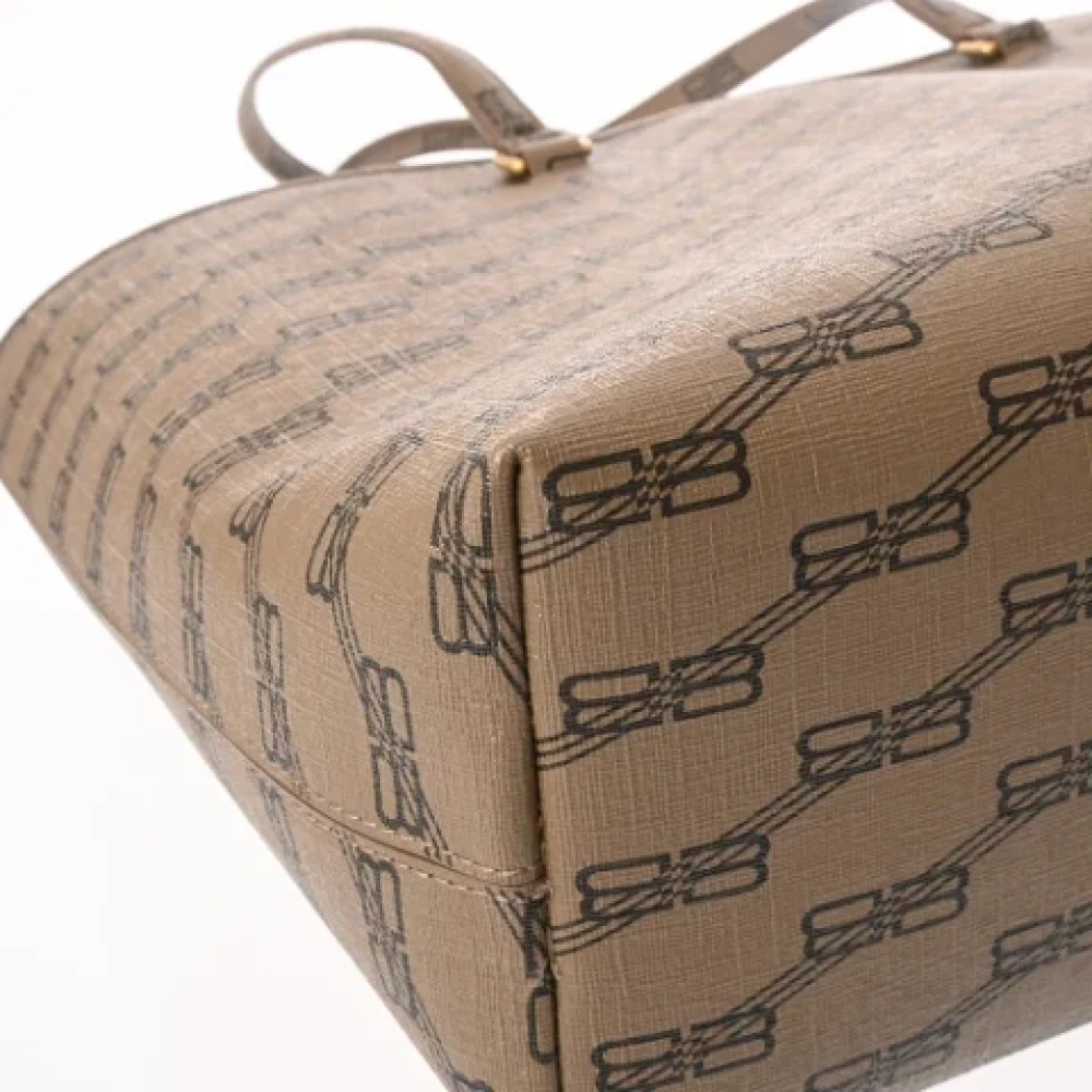 Balenciaga Vintage Pre-owned Plastic balenciaga-bags Brown Dames