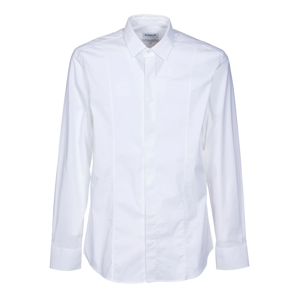 Dondup Metalen Pinafore Shirts White Heren