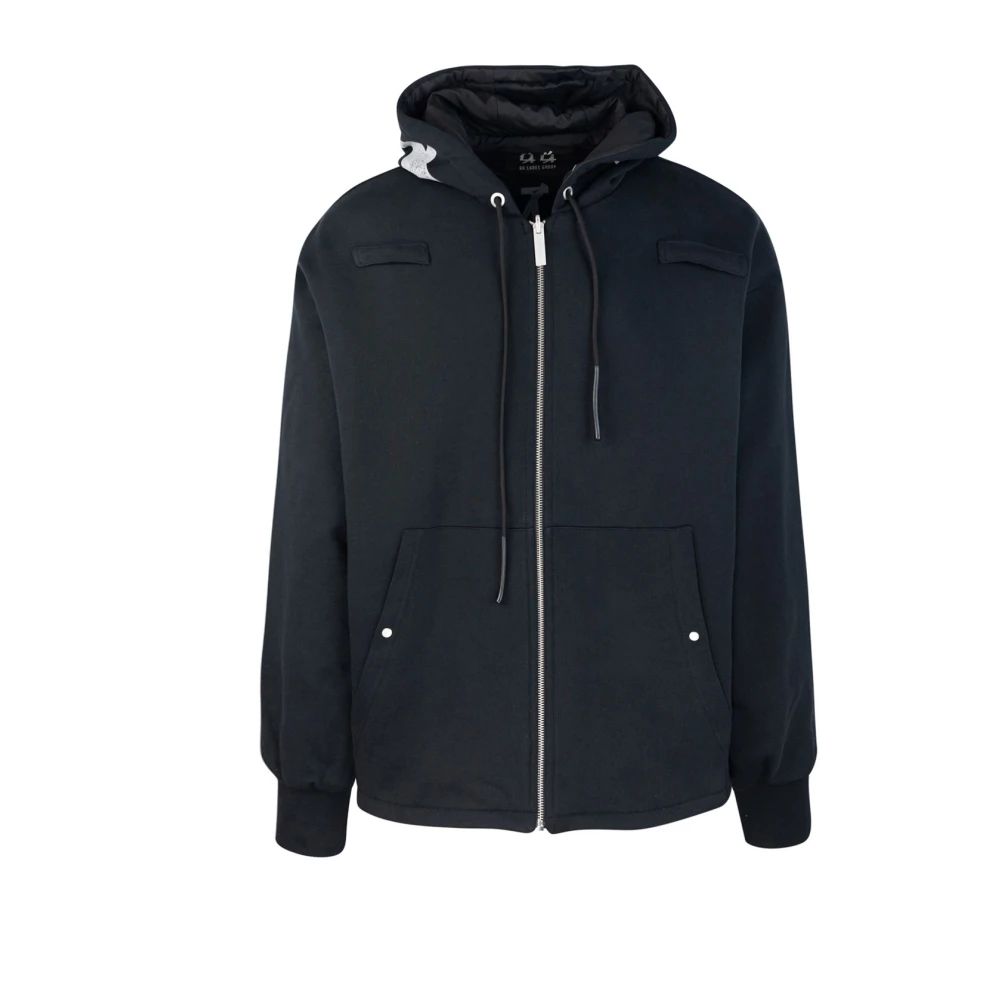 44 Label Group Lichtgewicht Jas Black Heren