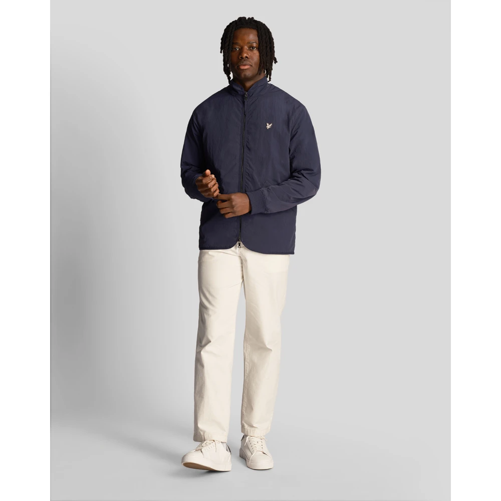 Lyle & Scott Deck Jacket Stijlvolle buitenkleding voor mannen Blue Heren