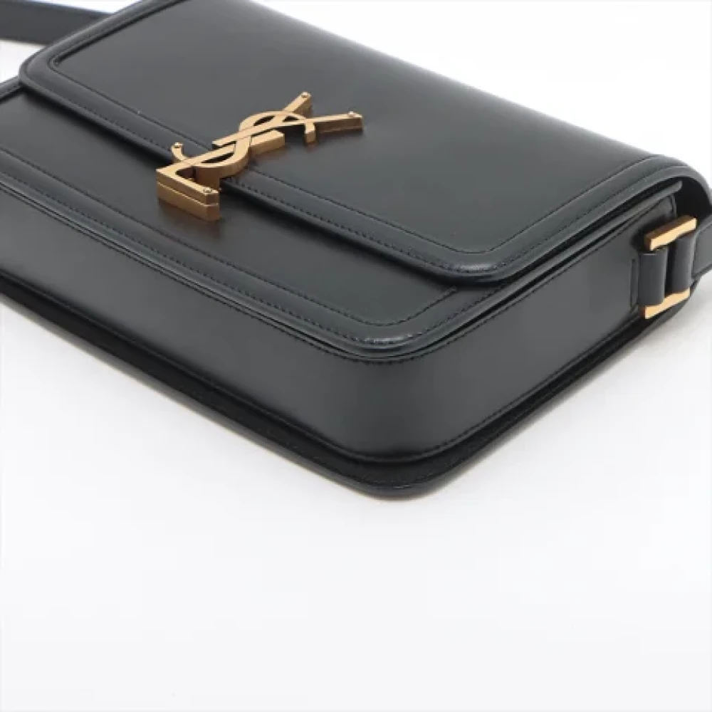 Yves Saint Laurent Vintage Pre-owned Leather handbags Black Dames