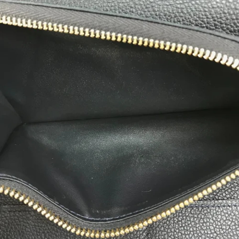 Louis Vuitton Vintage Pre-owned Leather wallets Blue Dames