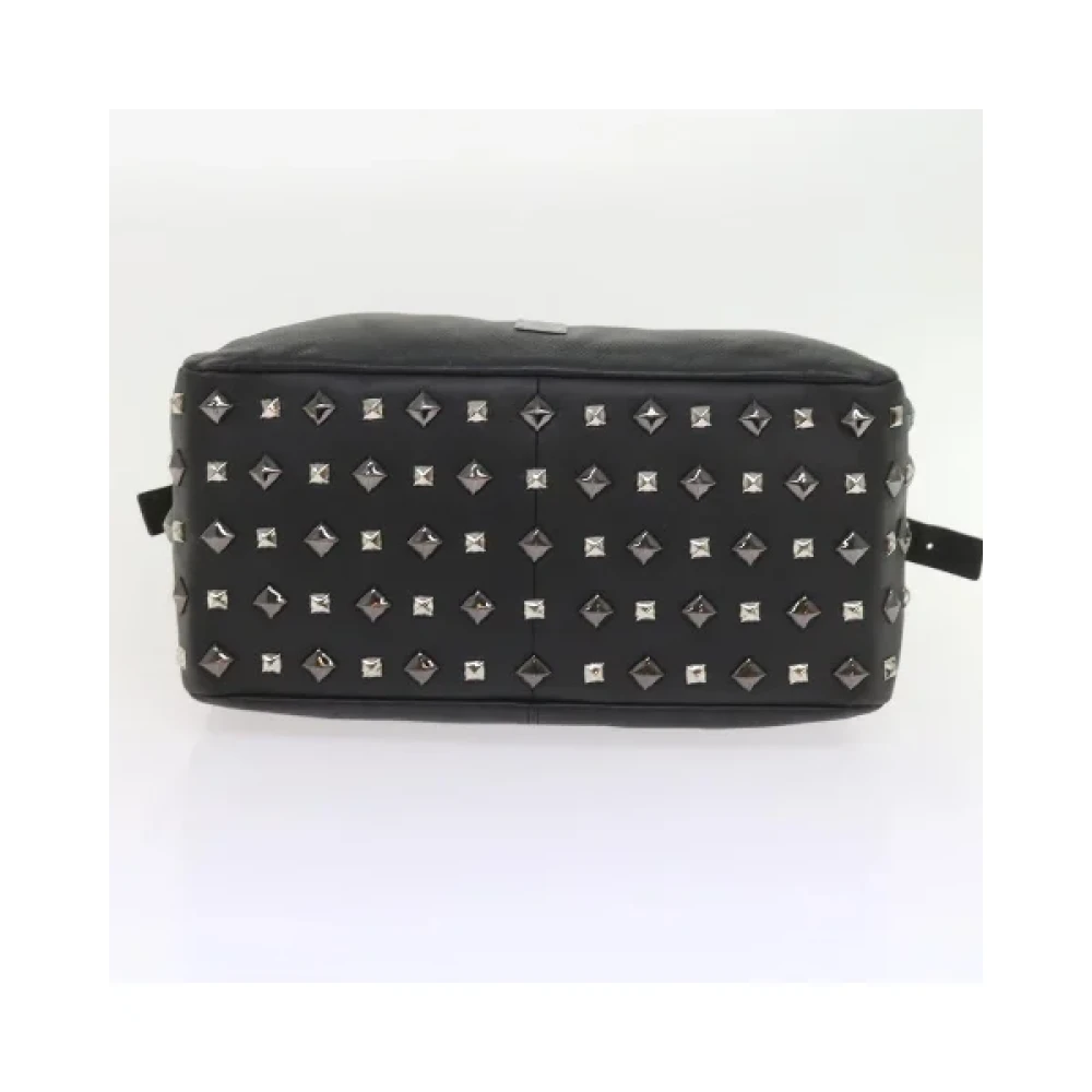 MCM Pre-owned Leather handbags Black Dames