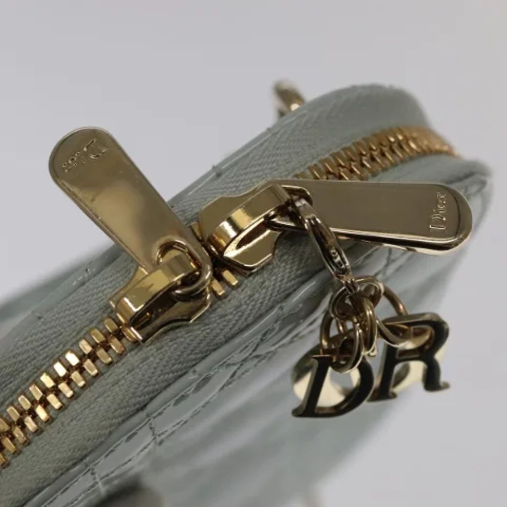 Dior Vintage Pre-owned Fabric dior-bags Blue Dames