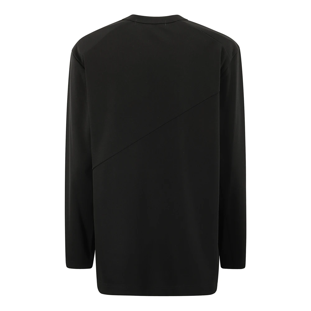 Comme des Garçons Glitter Print Longsleeve T-shirt Black Dames