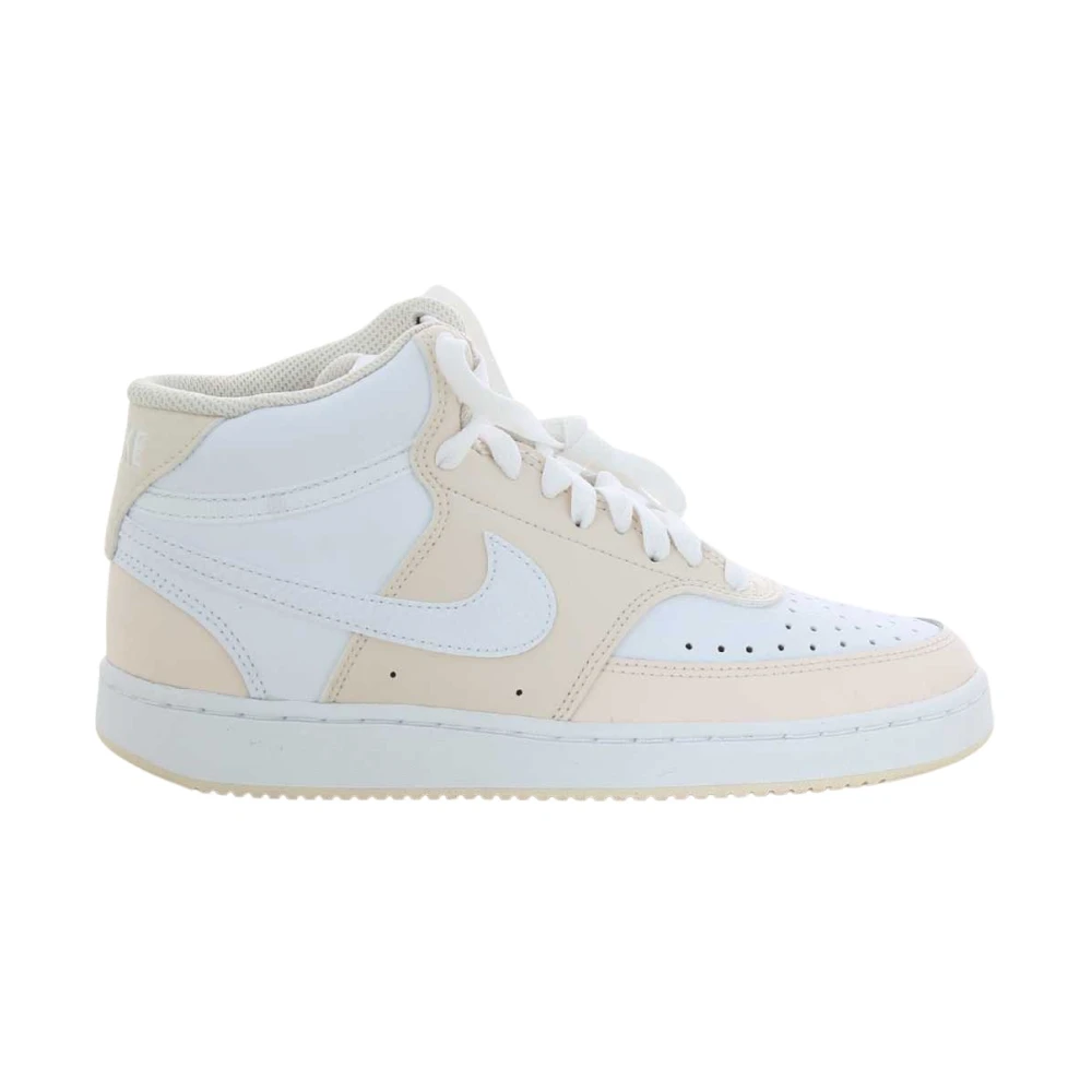 Nike Court Vision Mid Sneakers Beige, Dam