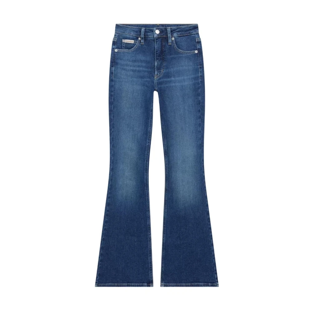 Calvin Klein Jeans Women's Blue Flared Jeans,, Classic Denim Jeans Collection W25