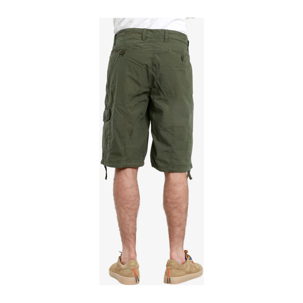 Blauer Cargo Groene Katoenen Shorts Green Heren