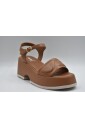 bruin-leren-vetersandalen