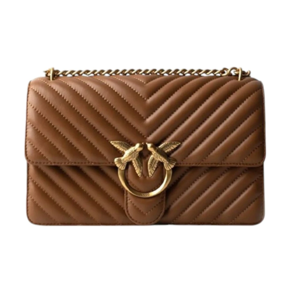 pinko Schoudertas Brown Dames