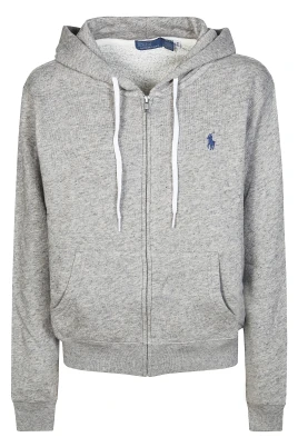 Felpa Full Zip Cappuccio Garzata