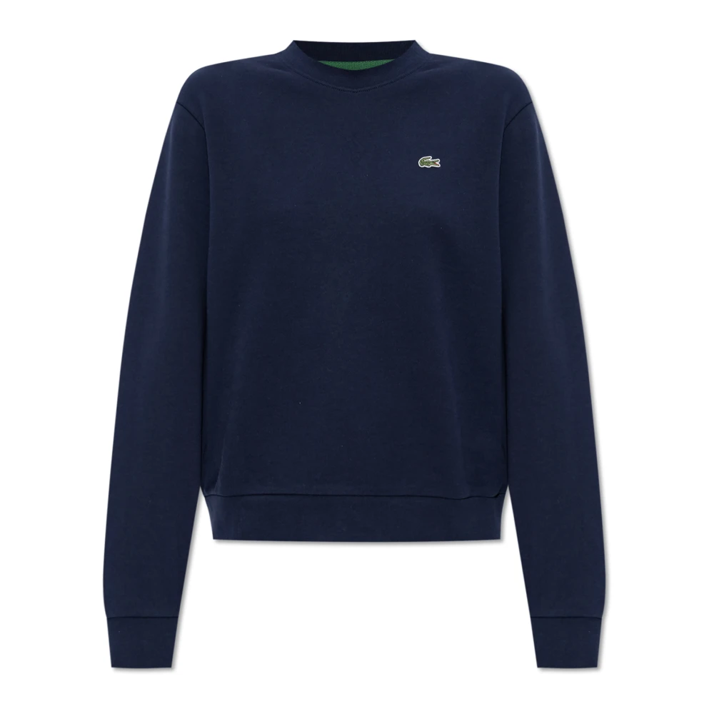 Lacoste Sweatshirt med logotyp Blue, Dam