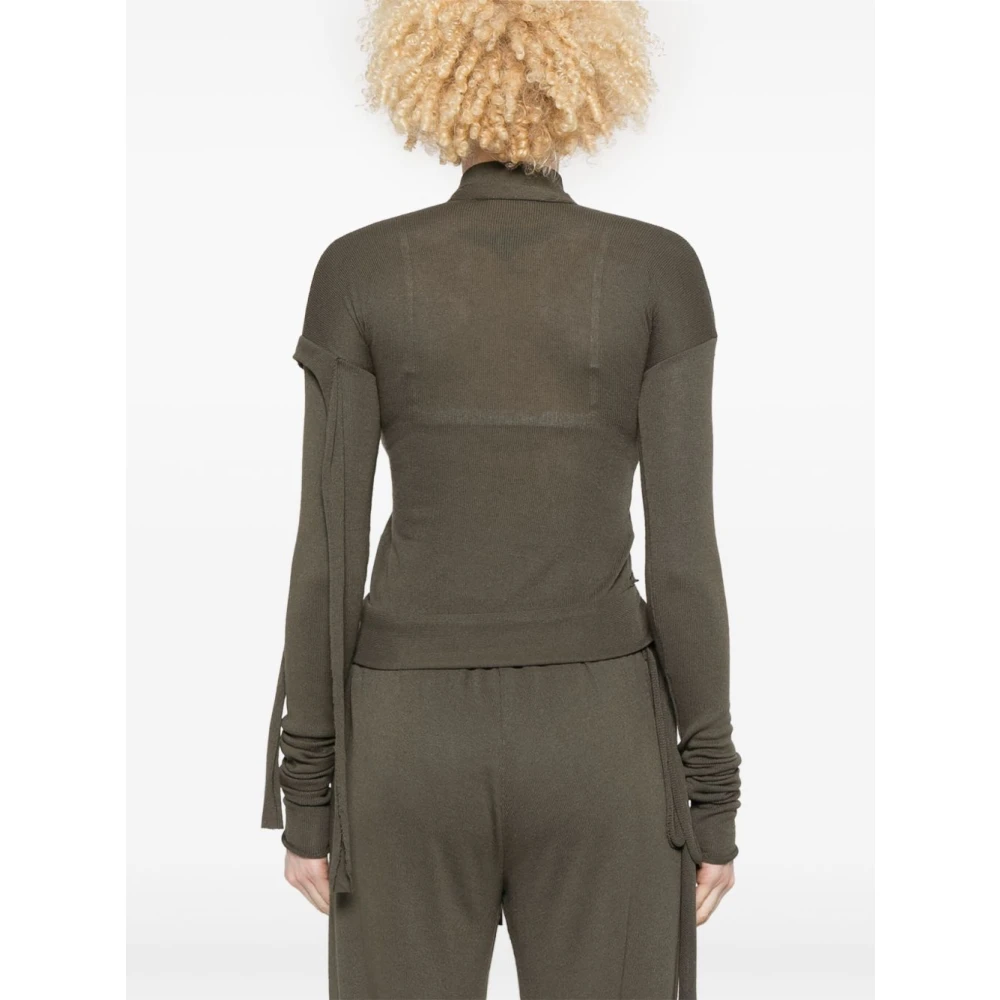Ottolinger Groene Trui met Knoopsluiting Green Dames