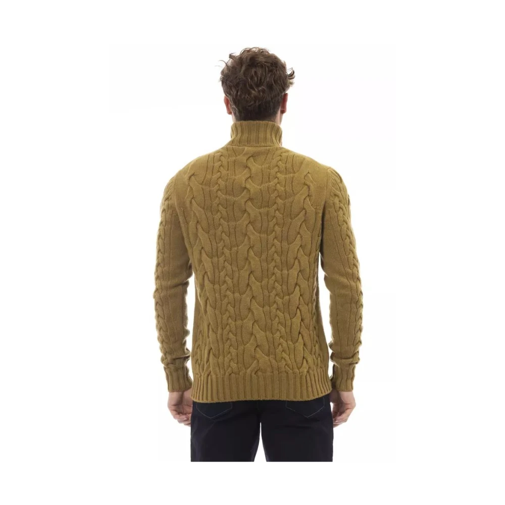 Alpha Studio Elegante Bruine Coltrui Brown Heren