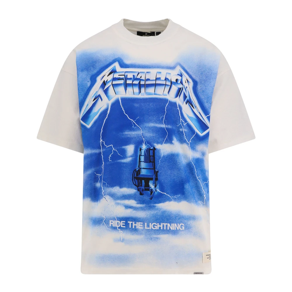 Represent Ride The Lightning Katoenen T-Shirt White Heren