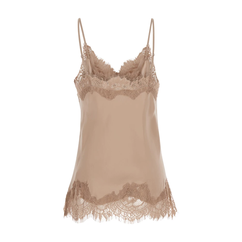 Gold Hawk Beige Camie Top in Coco Bias Beige Dames