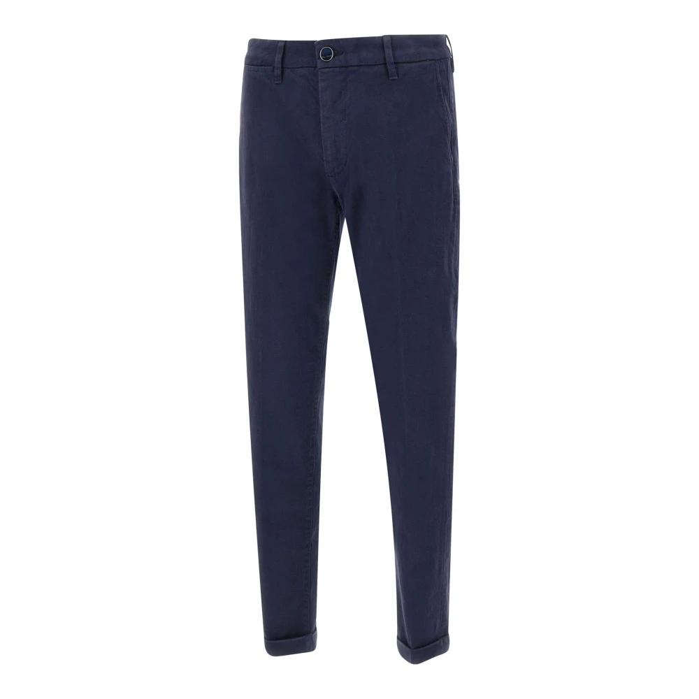 Re-Hash Men's Blue Chinos, W33, Mucha Trousers