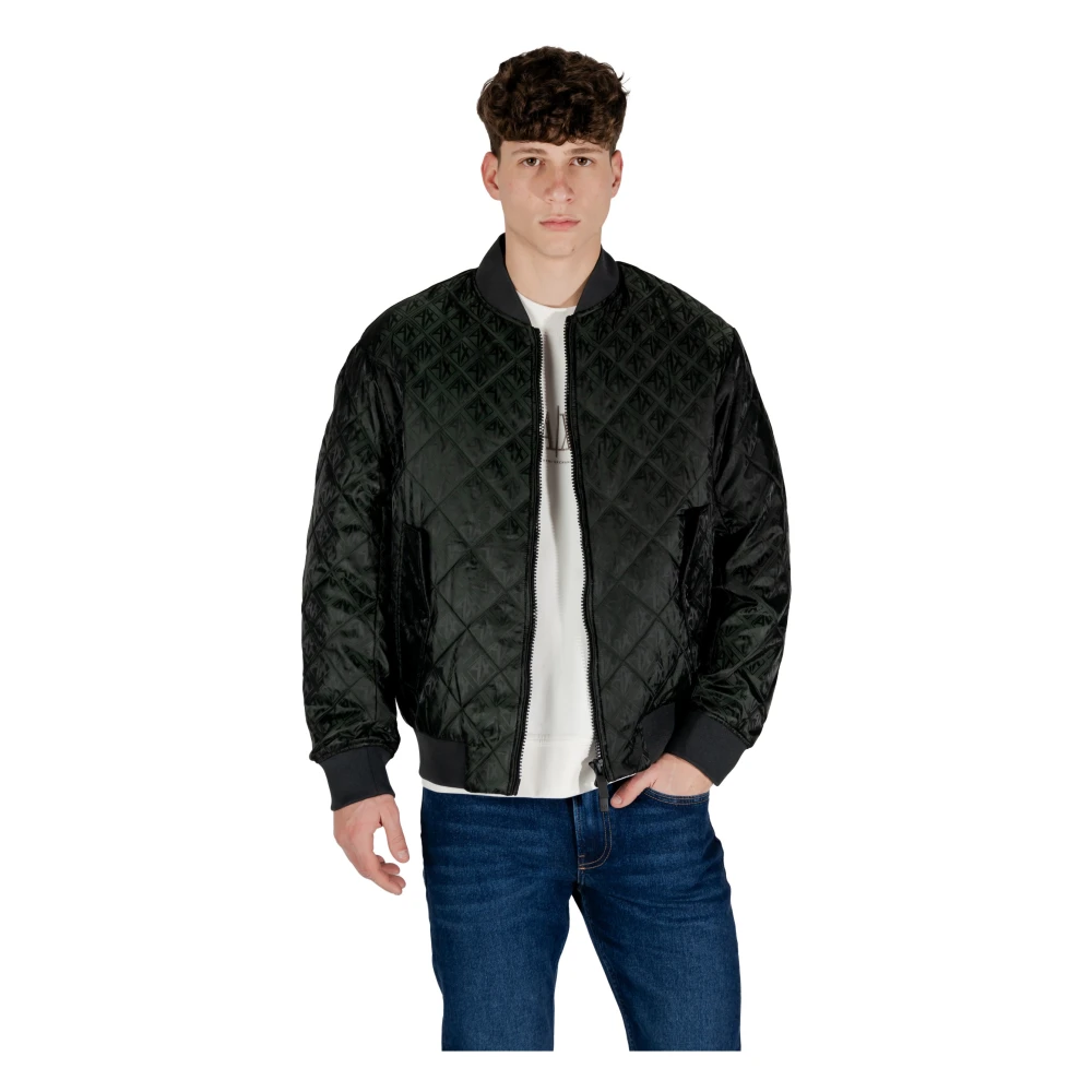 Armani Exchange Heren Donsjassen Lente Zomer Collectie Black Heren