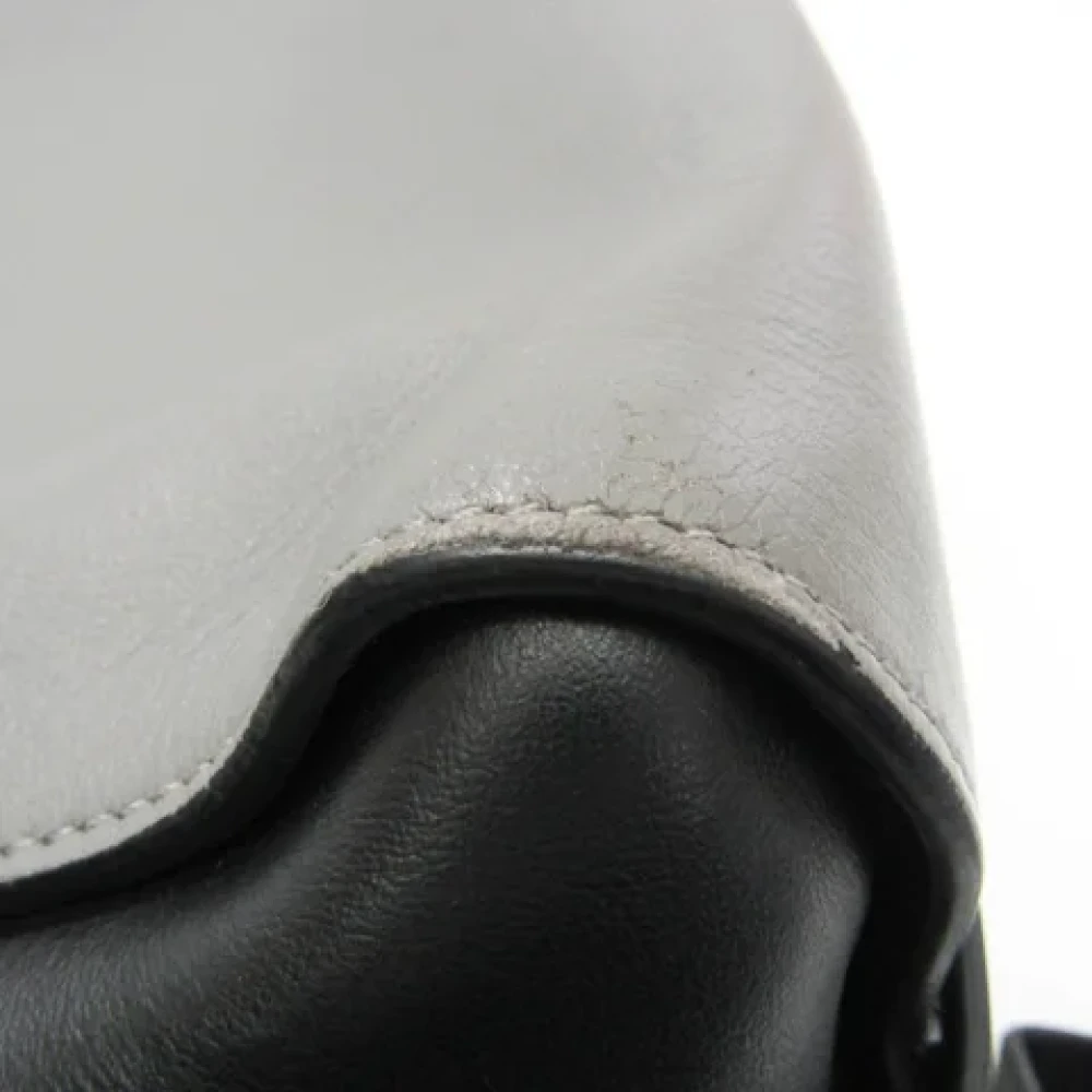 Prada Vintage Pre-owned Leather handbags Black Dames