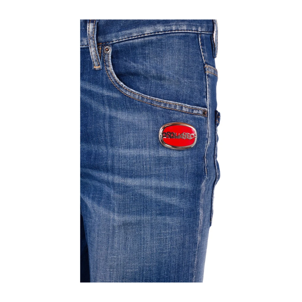 Dsquared2 Blauwe Jeans voor Mannen Ss24 Blue Heren