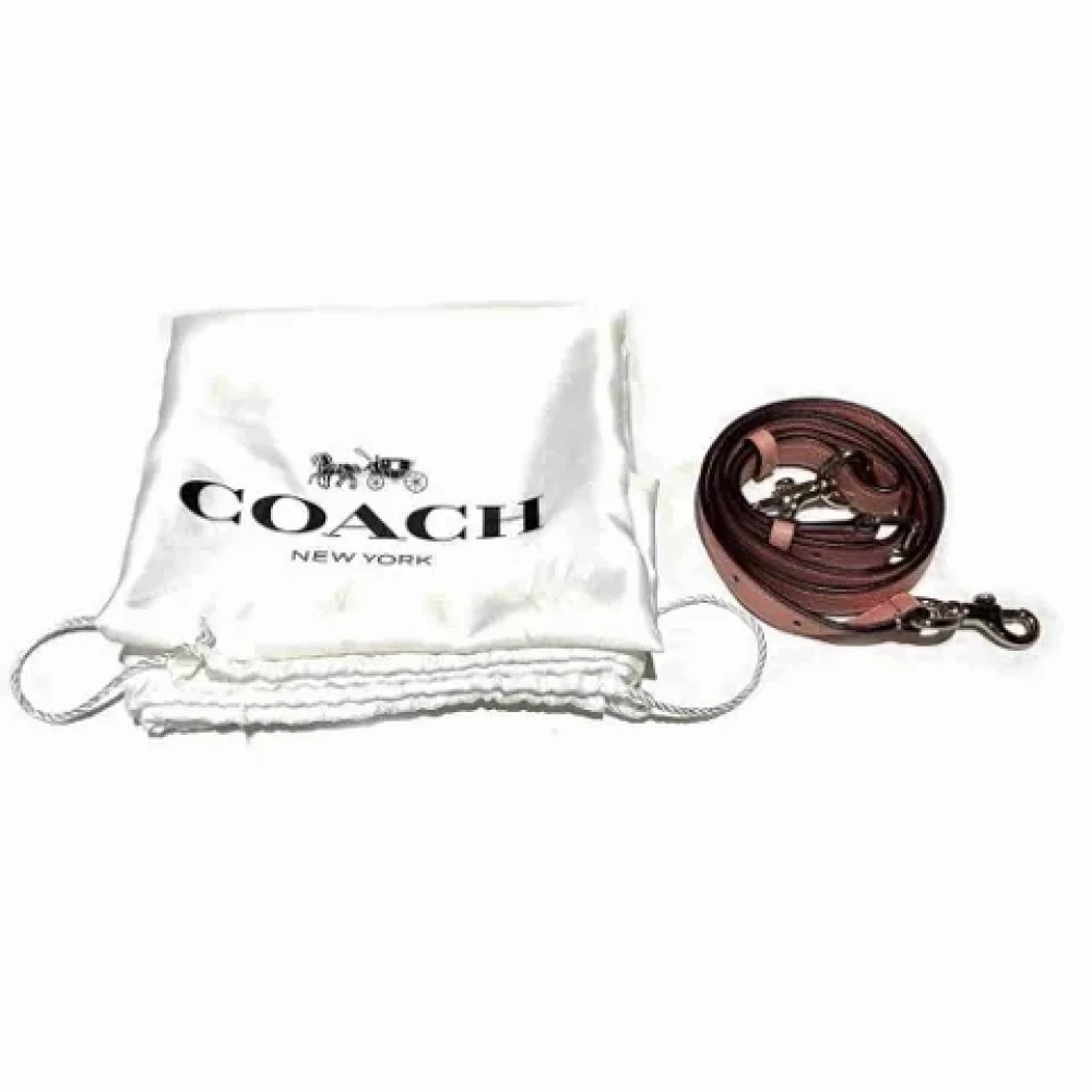 Coach Pre-owned Leather handbags Pink Dames