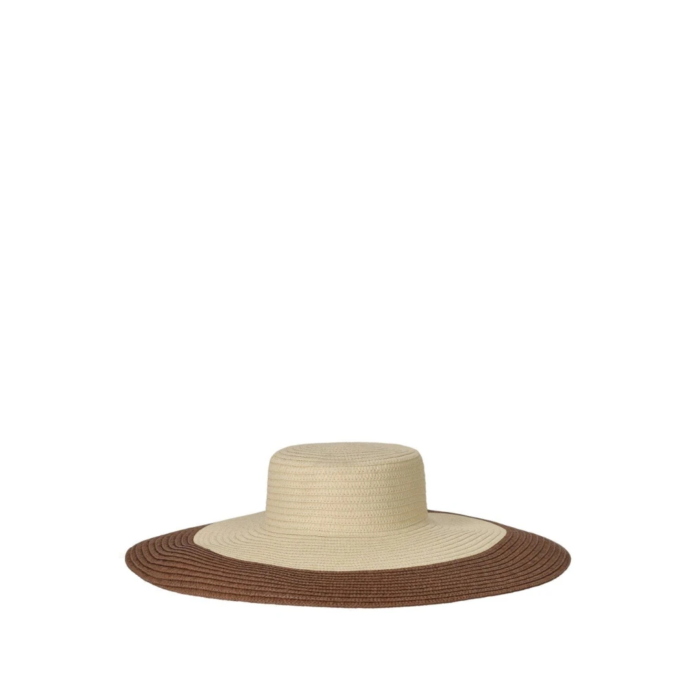 Paloma Barceló Women's Beige Raffia Fringe Summer Hat