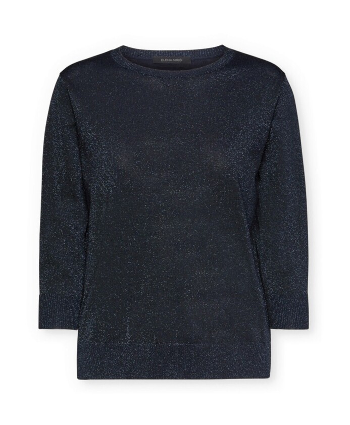 pull-lurex-avec-manches-trois-quarts