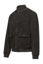 blouson-bomber-en-daim-cire