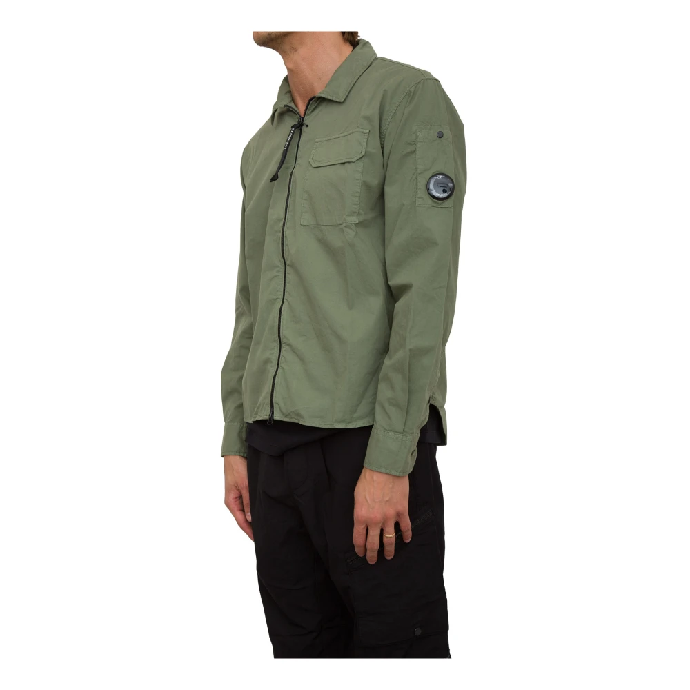 C.P. Company Overhemd Jas voor Stijlvolle Look Green Heren