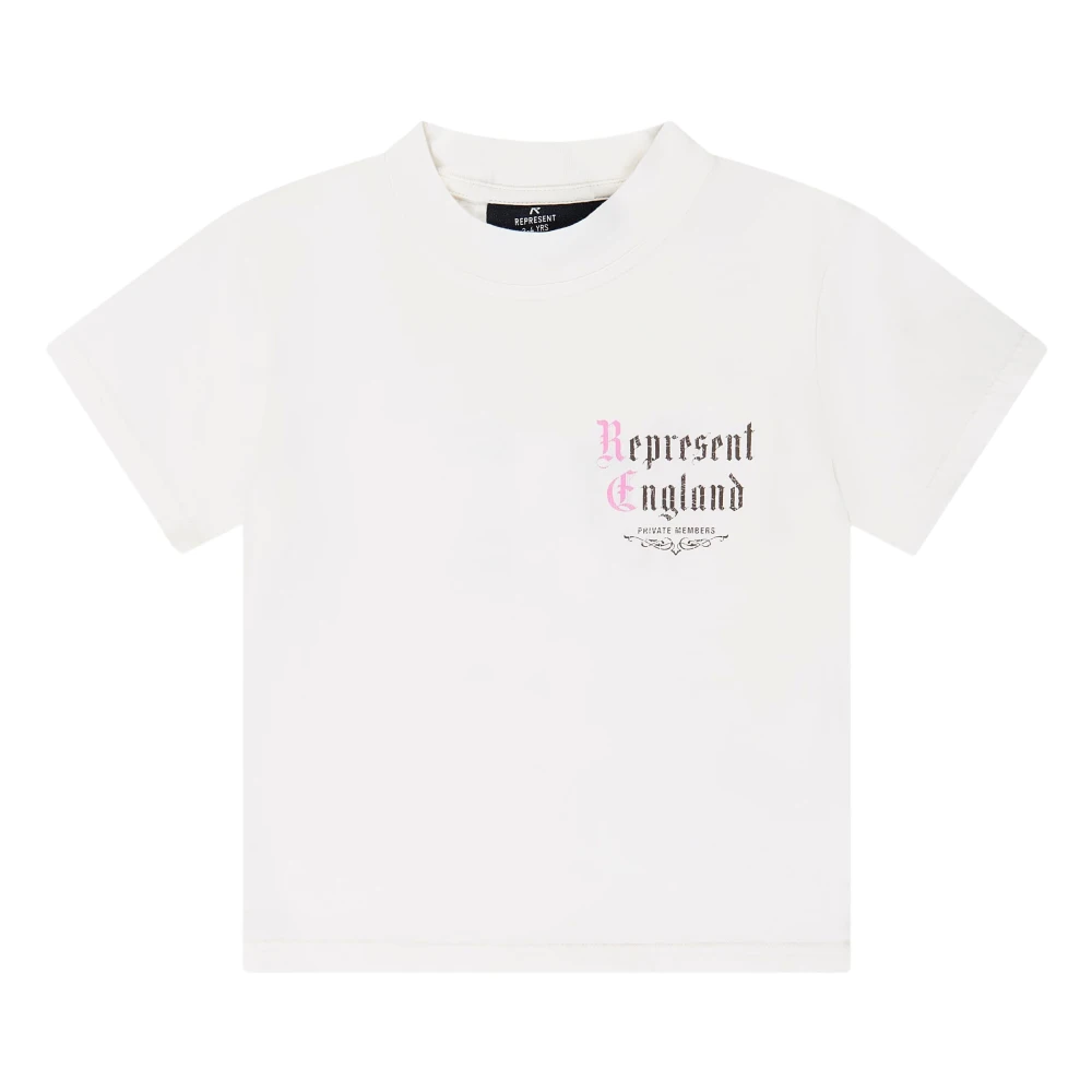 Represent Girls Cream Mini Private Members T-Shirt Ivory - Size 5 Years/6 Years Kids - Image 4