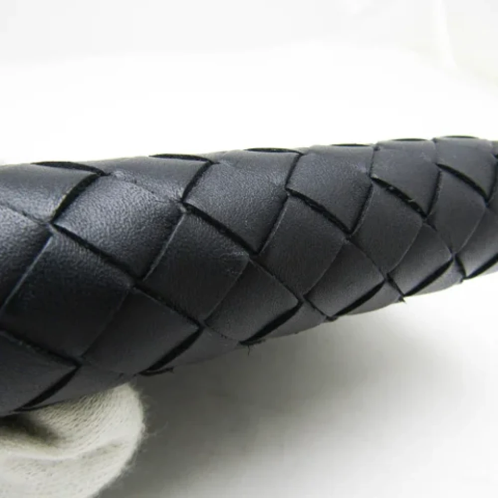 Bottega Veneta Vintage Pre-owned Leather wallets Black Dames