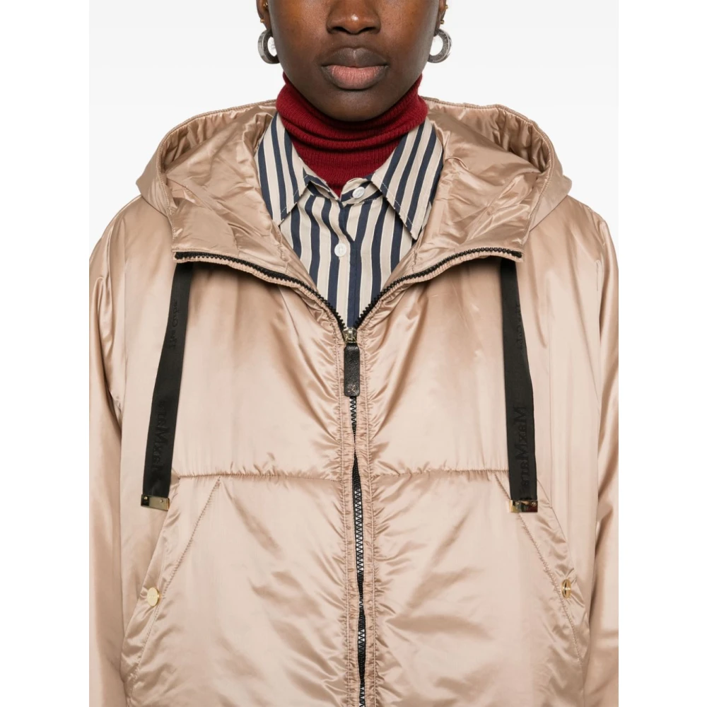 Max Mara Bruine Parka Dameskleding Brown Dames