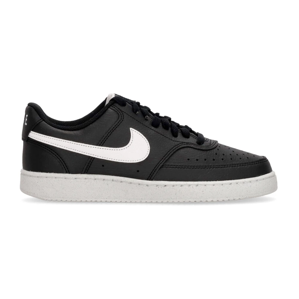 Nike Men's Black Low Court Vision Sneaker