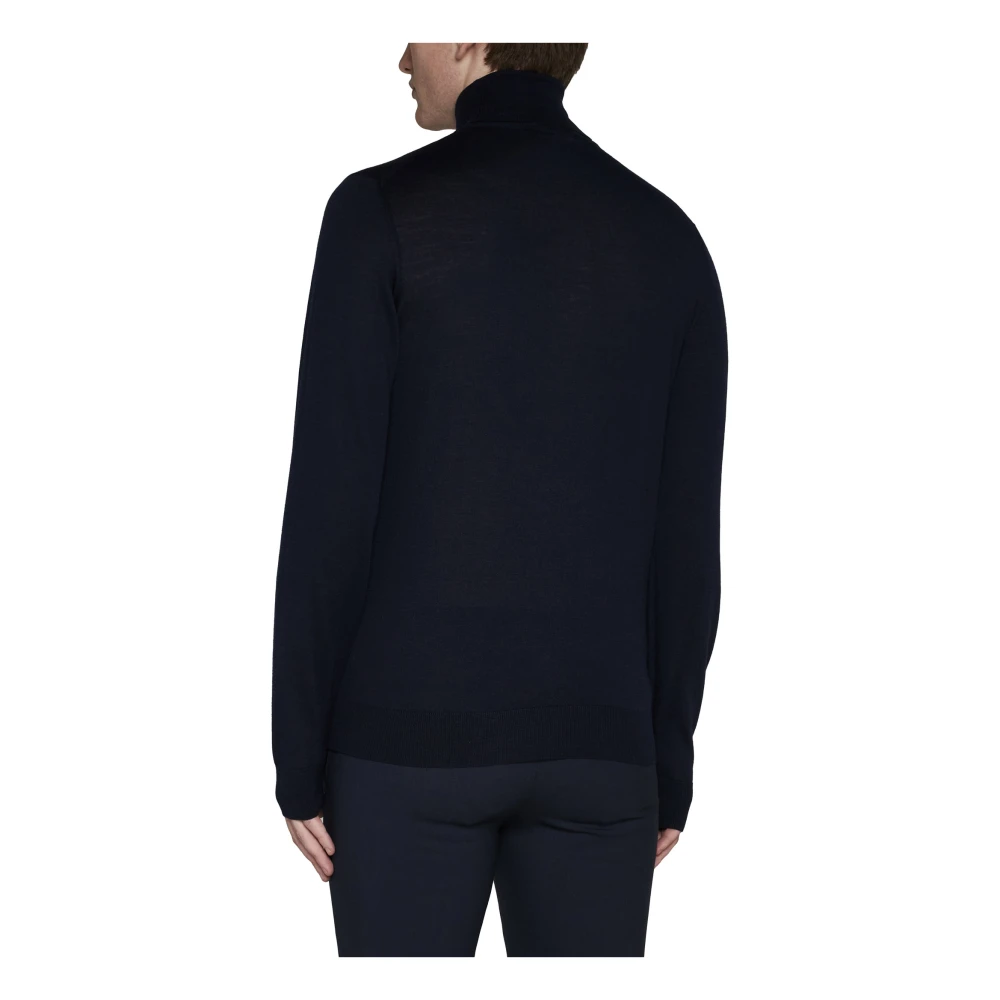 Piacenza 1733 Stijlvolle Sweaters in Wit Blauw Blue Heren