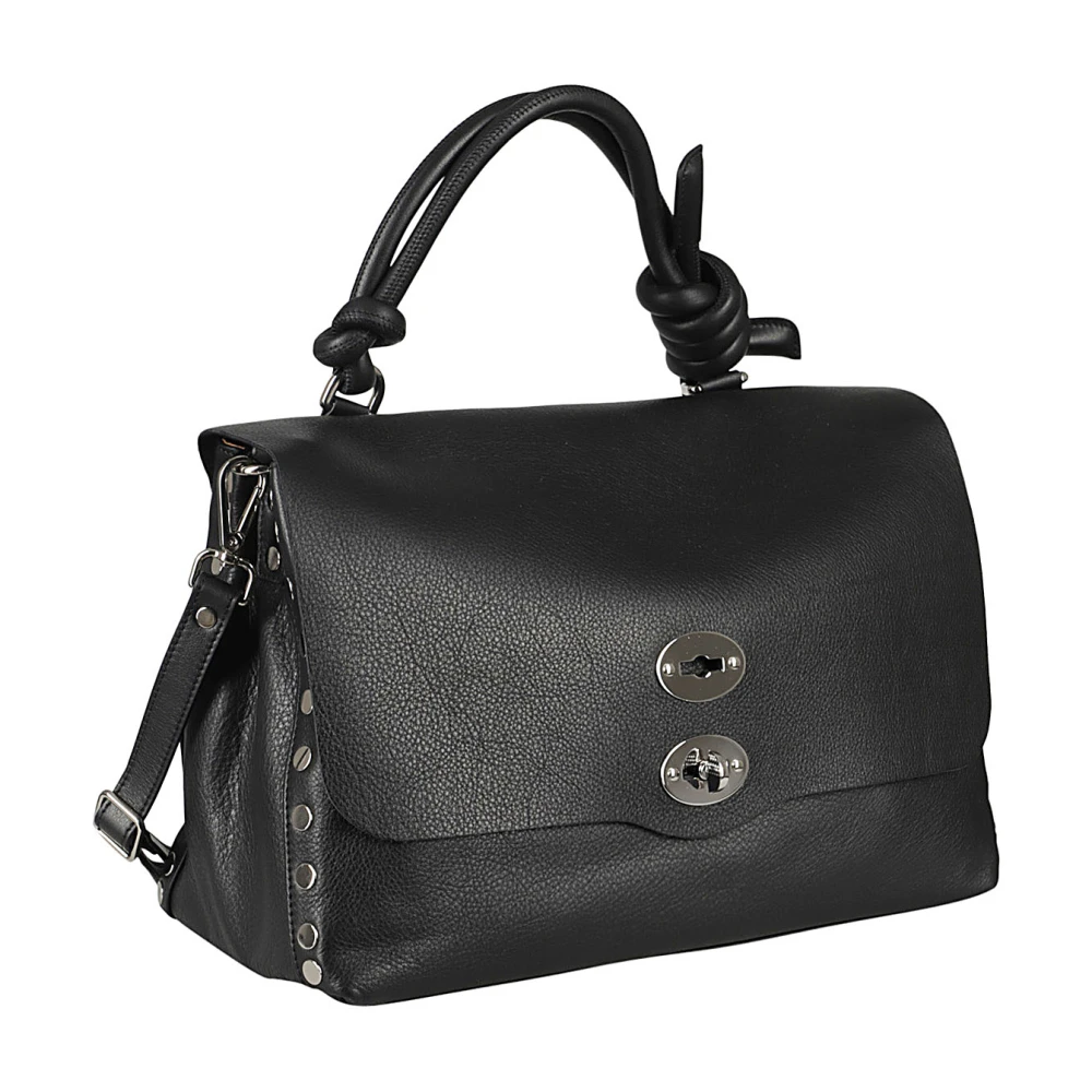 Zanellato Lichtgewicht Knoop Tas Black Dames