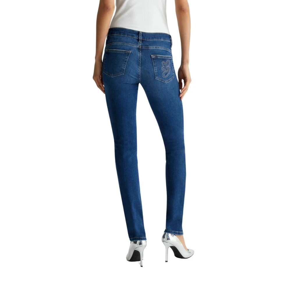 Liu Jo Bottom-Up Broek Blue Dames