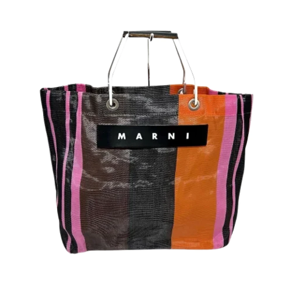 Marni Pre-owned Nylon handbags Orange Dames