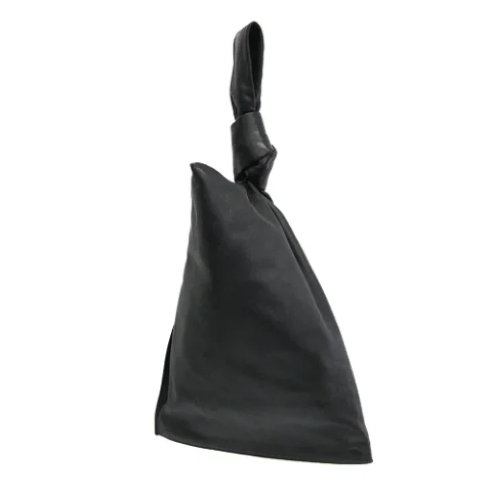Bottega Veneta Vintage Pre-owned Leather pouches Black Dames