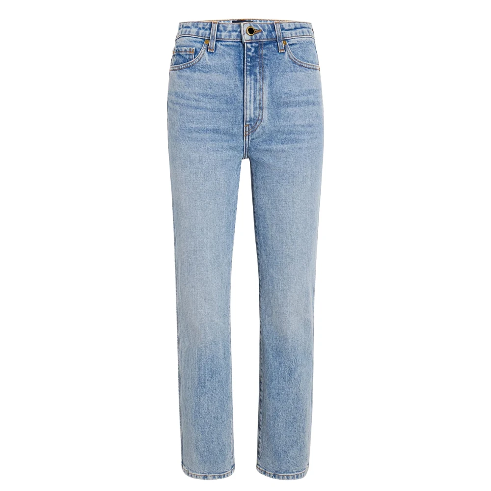 Khaite Women's Blue Abigail Stretch Jean - Straight Fit Jeans - W31 - Jeans